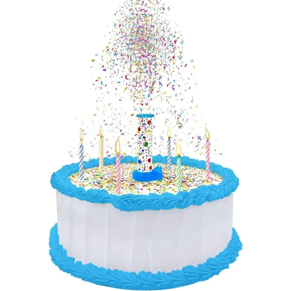 Musical Candle Popper | Confetti Cake Topper for Birthdays