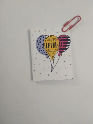 Happy Birthday Mini Cards Pack of 5 small in size but big on joy