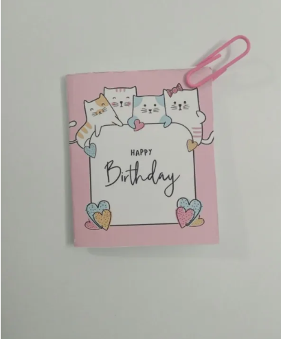 Happy Birthday Mini Cards Pack of 5 small in size but big on joy