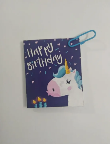 Happy Birthday Mini Cards Pack of 5 small in size but big on joy
