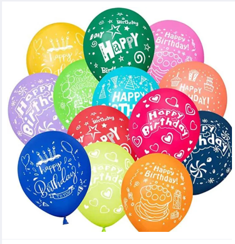7 in 1 Birthday Party Decoration Bundle – Balloons, Candles & More
