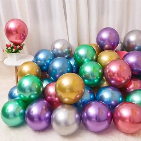 Shiny Metallic Balloons for Birthday – 30pcs.