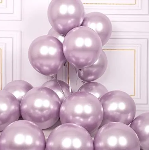 Shiny Metallic Balloons for Birthday – 30pcs.