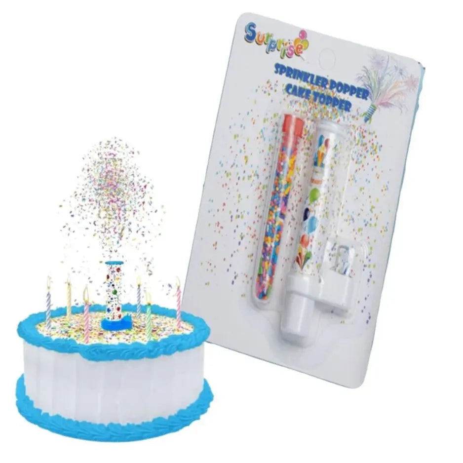 Musical Candle Popper | Confetti Cake Topper for Birthdays