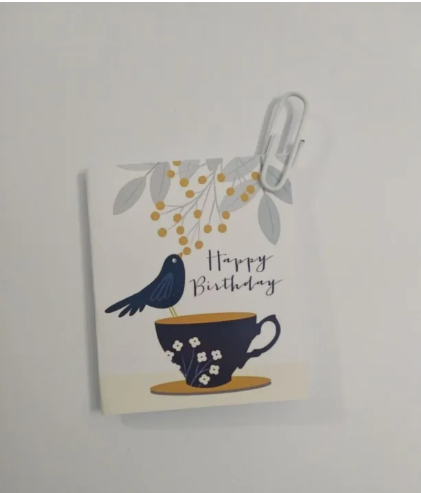 Happy Birthday Mini Cards Pack of 5 small in size but big on joy